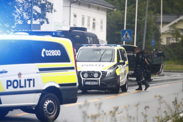21-åringen ble overmannet av en 65 år gammel mann inne i moskéen lørdag. � Handlingen krevde stort mot, sier politiet søndag. Foto: Terje Pedersen / NTB scanpix 21-åringen ble overmannet av en 65 år gammel mann inne i moskéen lørdag. � Handlingen krevde stort mot, sier politiet søndag. Foto: Terje Pedersen / NTB scanpix