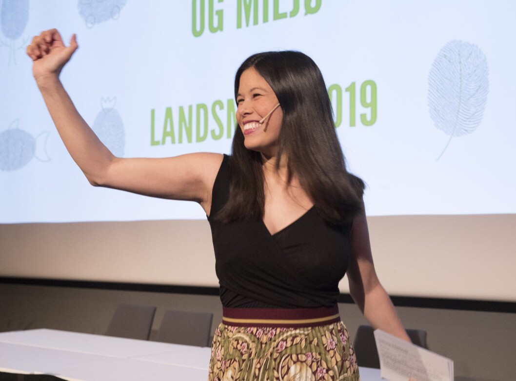 � I dag har vi en klima- og naturkrise i verden, ikke «bompengekrise», sier MDGs toppkandidat i Oslo, Lan Marie Berg. Foto: Terje Bendiksby / NTB scanpix � I dag har vi en klima- og naturkrise i verden, ikke «bompengekrise», sier MDGs toppkandidat i Oslo, Lan Marie Berg. Foto: Terje Bendiksby / NTB scanpix