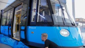 Allerede til neste år vil du se denne trikken i bybildet. Foto: Thor Langfeldt Allerede til neste år vil du se denne trikken i bybildet. Foto: Thor Langfeldt