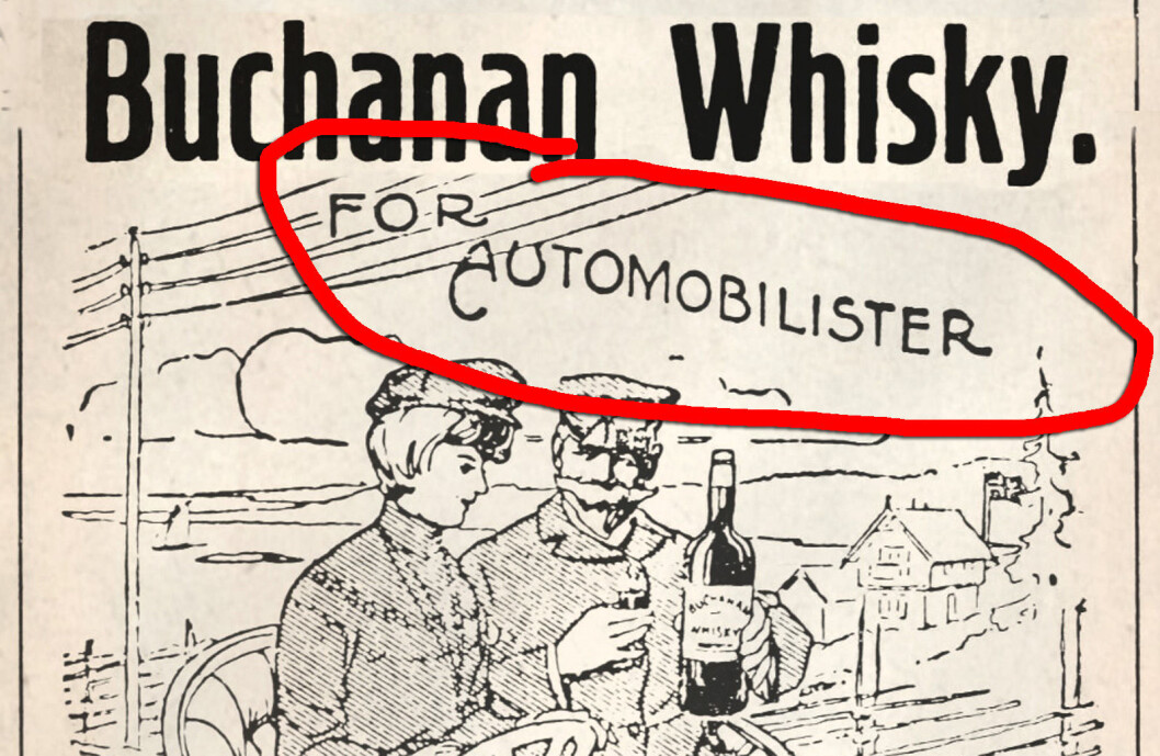 Buchanan whisky for automobilister. Buchanan whisky for automobilister.