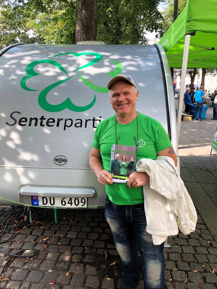 Rune Svendsen, en sjømann fra det blå hav, fant lykken med Senterpartiet via forsvarspolitikken. Foto: Hans Bastian Borg Rune Svendsen, en sjømann fra det blå hav, fant lykken med Senterpartiet via forsvarspolitikken. Foto: Hans Bastian Borg