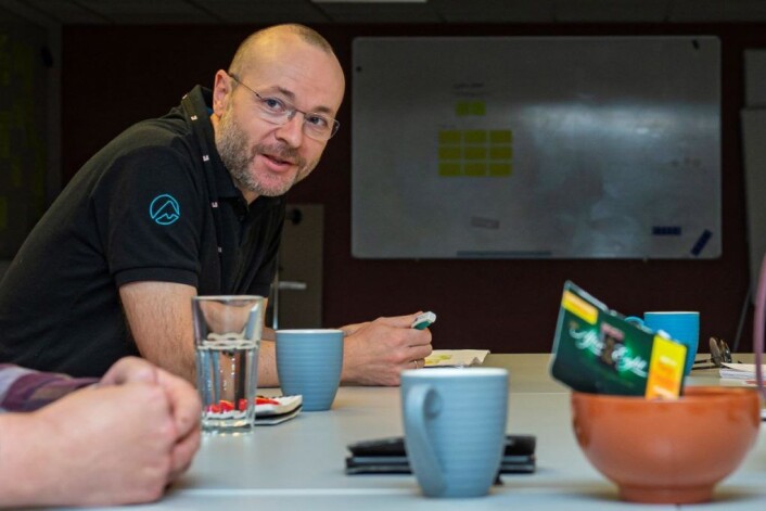 Nils Petter Strand fra bydelsavdelingen for finans, skryter av folkene i Oslo Origo samarbeidet. Foto: Morten Lauveng Jørgensen Nils Petter Strand fra bydelsavdelingen for finans, skryter av folkene i Oslo Origo samarbeidet. Foto: Morten Lauveng Jørgensen