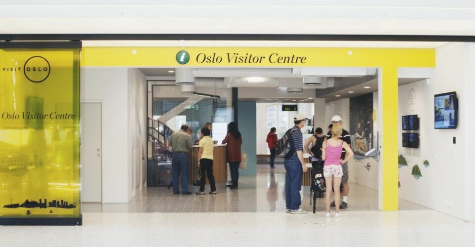 Turistkontoret til Visitor Centre i Østbanehallen har hatt 2100 besøkende per dag i perioden mai-august i snitt,. Foto: Mona Lindseth / VisitOslo