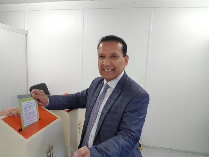 Talat Mehmood Butt, Høyres førstevalg i bydel Søndre Nordstand, fikk flest slengere og var den personen flest personer skrev på andre partilister enn Høyres. Foto: Personlig Talat Mehmood Butt, Høyres førstevalg i bydel Søndre Nordstand, fikk flest slengere og var den personen flest personer skrev på andre partilister enn Høyres. Foto: Personlig