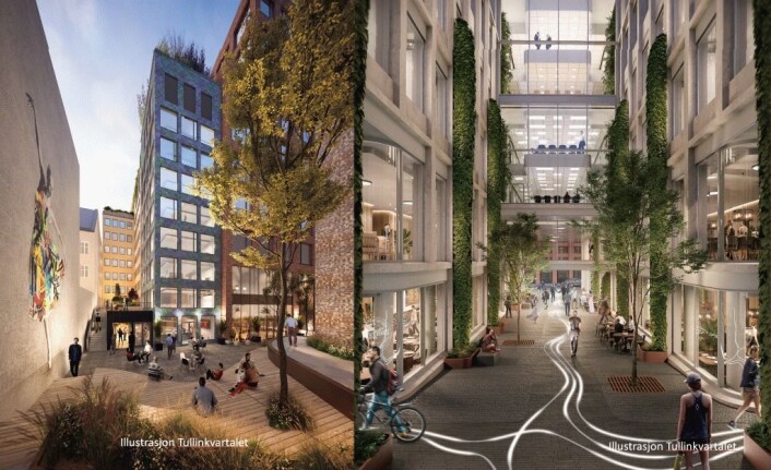 Kvartalet skal åpnes opp med gatetun og passasjer fra Kristian Augusts gate til Universitetsgata, Pilestredet og St. Olavs gate. Kvartalet skal åpnes opp med gatetun og passasjer fra Kristian Augusts gate til Universitetsgata, Pilestredet og St. Olavs gate.