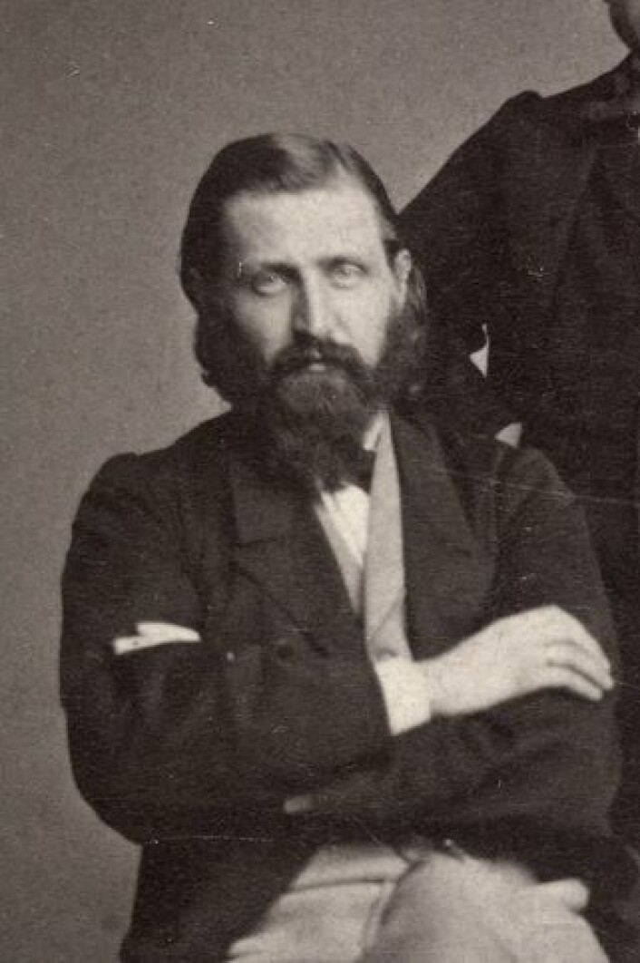 Otto Winter Hjelm i cirka 1860-1870. Foto: Oslo Museum Otto Winter Hjelm i cirka 1860-1870. Foto: Oslo Museum