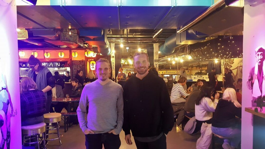 Oslo Street Food-gründere Wilhelm Larsen (t.v.) og Christian Grosvold. Oslo Street Food-gründere Wilhelm Larsen (t.v.) og Christian Grosvold.
