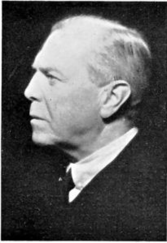 Amerikalinjens første direktør var Gustav Severin Henriksen, her i1934. Foto: Ukjent / Wikimedia Commons Amerikalinjens første direktør var Gustav Severin Henriksen, her i1934. Foto: Ukjent / Wikimedia Commons