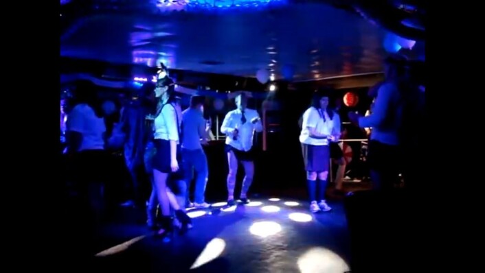 Det gikk alt for kort tid før lysene ble tent. Foto: DFDS Det gikk alt for kort tid før lysene ble tent. Foto: DFDS