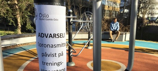 Falske korona-advarsler har dukket opp i Gamle Oslo
