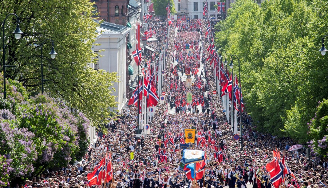 Slik så 17. mai og Karl Johans gate ut i fjor. Slik så 17. mai og Karl Johans gate ut i fjor.
