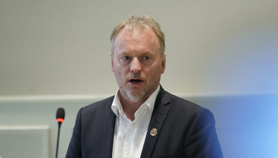 Byrådsleder Raymond Johansen på pressekonferansen onsdag. Byrådsleder Raymond Johansen på pressekonferansen onsdag.