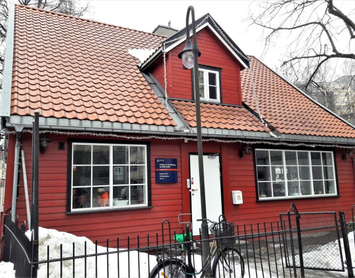 Huset til Bydelsrusken er der ungdommene møtes før arbeidsdagen. Foto: Anders Høilund Huset til Bydelsrusken er der ungdommene møtes før arbeidsdagen. Foto: Anders Høilund