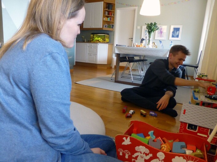 I dag er Liv (29) og Stian (28) fosterforeldre for en toåring. Foto: Katarina Louise Nordam I dag er Liv (29) og Stian (28) fosterforeldre for en toåring. Foto: Katarina Louise Nordam