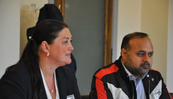 Silvia Fartum og Nadeem Asghar, som driver nabostedet Fontes, vis-a-vis Grünerhaven ved Olaf Ryes plass. Silvia Fartum og Nadeem Asghar, som driver nabostedet Fontes, vis-a-vis Grünerhaven ved Olaf Ryes plass.