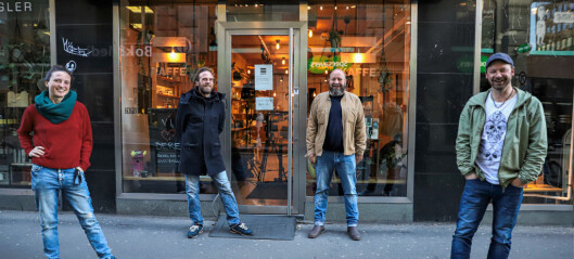 Suksesstall for strømme-tv med Petter Uteligger fra Erlik Kaffe i Akersgata Suksesstall for strømme-tv med Petter Uteligger fra Erlik Kaffe i Akersgata