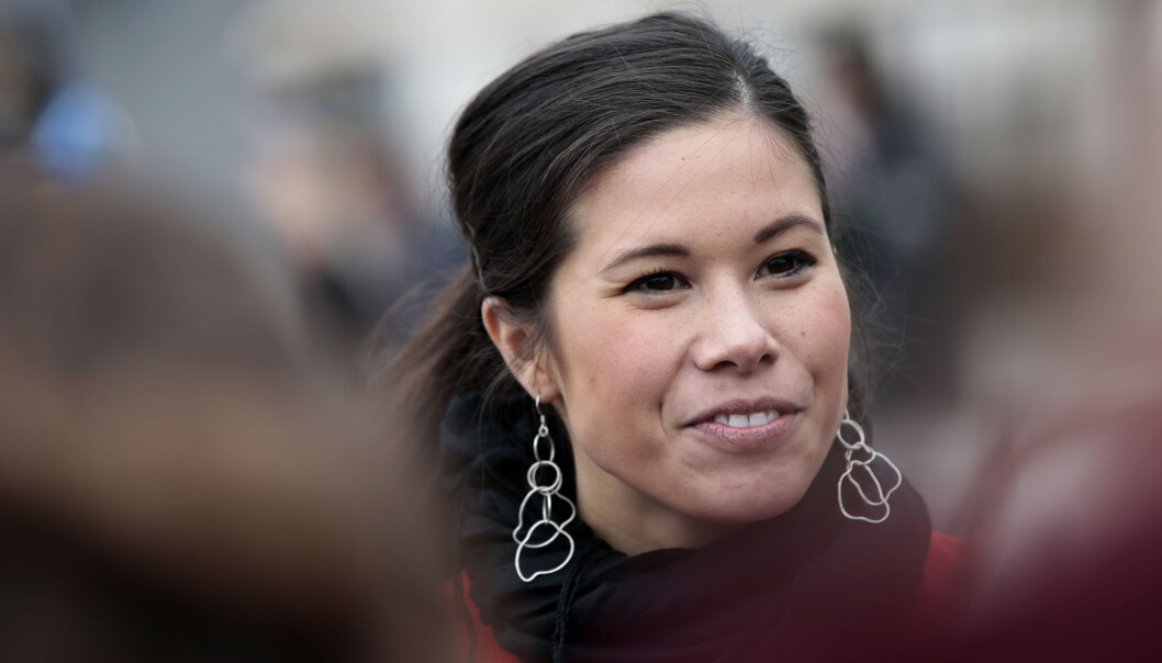 — Noen ganger er også kunsten å si nei, og det er riktig for meg denne gangen, sier Lan Marie Berg (MDG). — Noen ganger er også kunsten å si nei, og det er riktig for meg denne gangen, sier Lan Marie Berg (MDG).