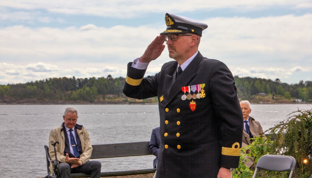 Flaggkommandør Bjørn-Erik Marthinsen minnet om at mange måtte kjempe en kamp med seg selv etterpå. Flaggkommandør Bjørn-Erik Marthinsen minnet om at mange måtte kjempe en kamp med seg selv etterpå.