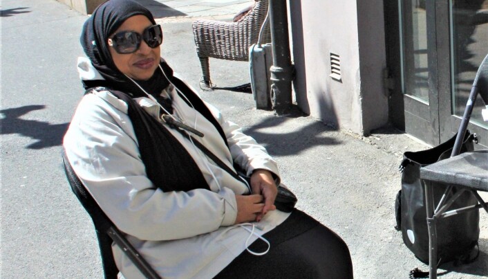 Zahra Eggeh Hassan får støtte fra Rødt-politiker Audkarin Bjørn i Sagene bydelsutvalg. Zahra Eggeh Hassan får støtte fra Rødt-politiker Audkarin Bjørn i Sagene bydelsutvalg.