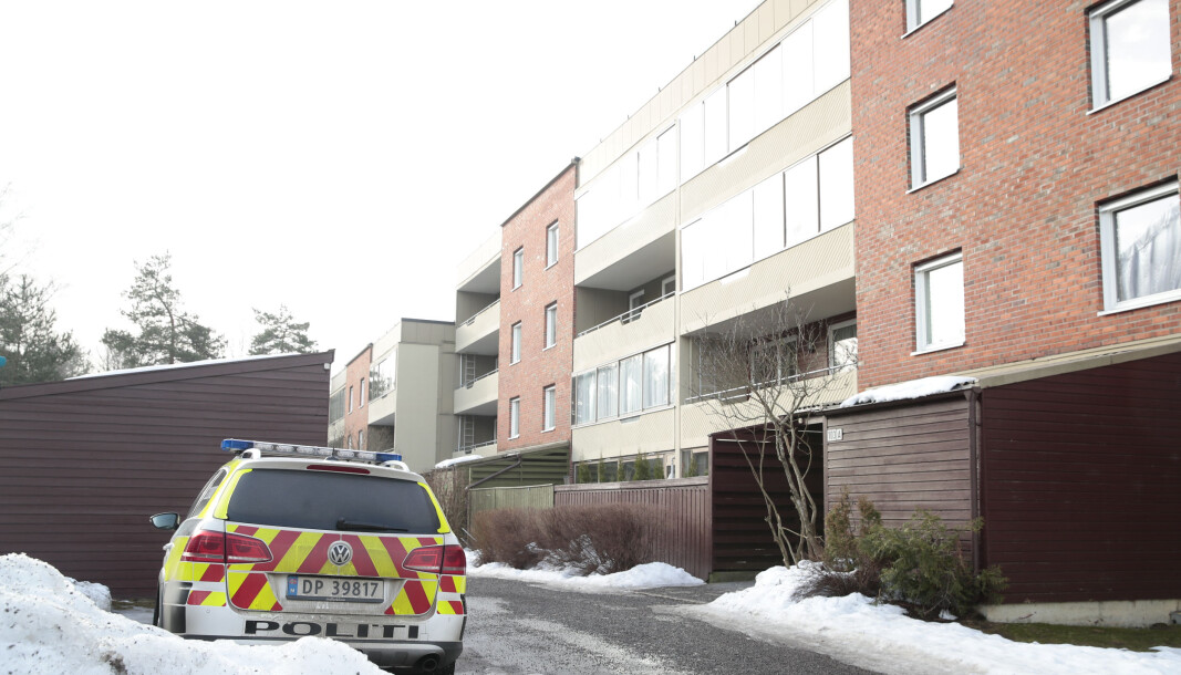 Natt til 27. februar i fjor ble en kvinne drept i denne blokka på Ellingsrud i Oslo. Natt til 27. februar i fjor ble en kvinne drept i denne blokka på Ellingsrud i Oslo.