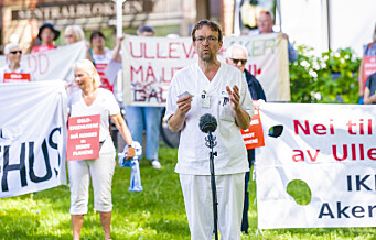Demonstrasjoner på fire sykehus i Oslo
