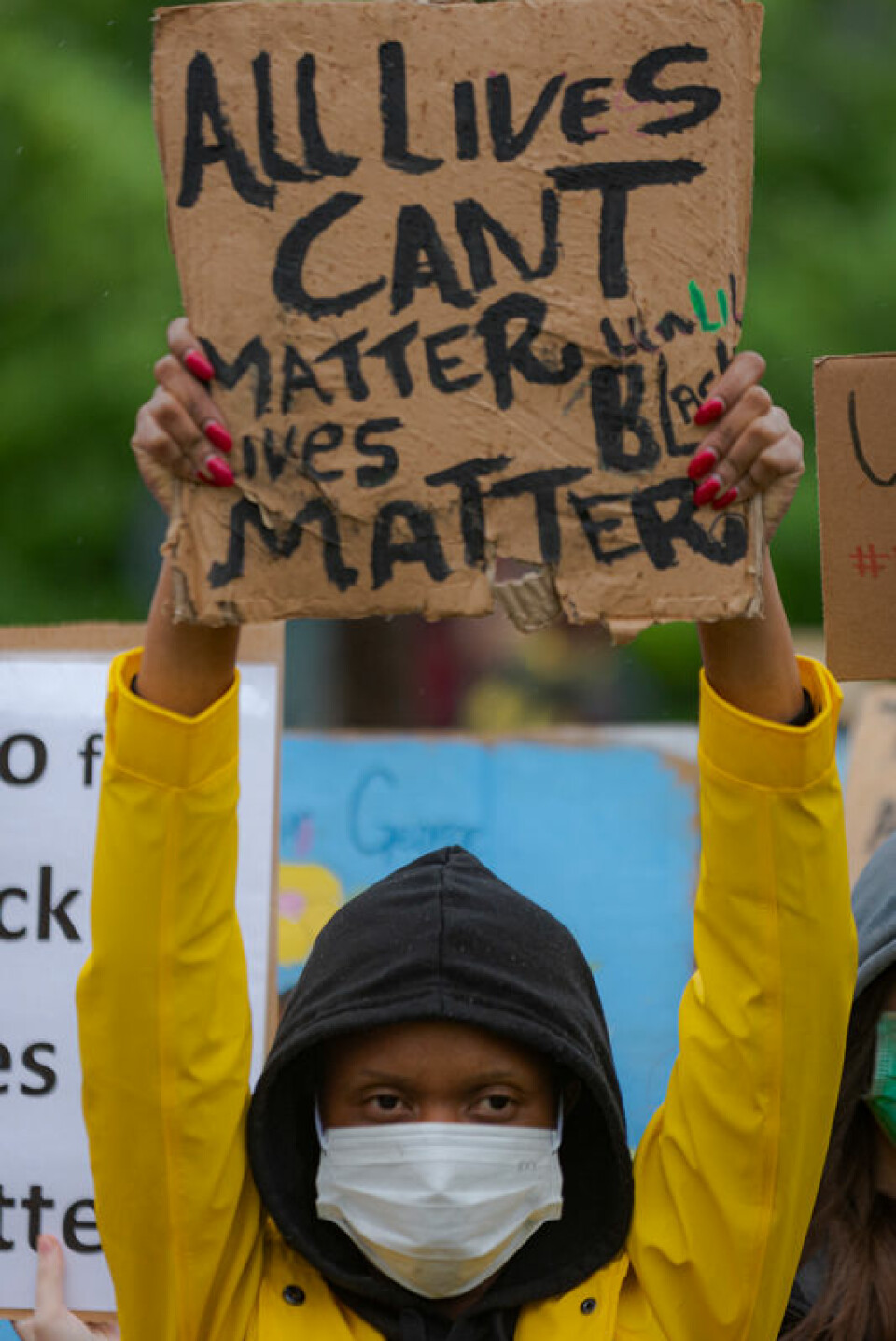 Black lives matter. Foto: Morten Lauveng