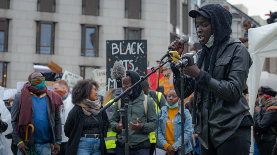 Black lives matter. Foto: Morten Lauveng