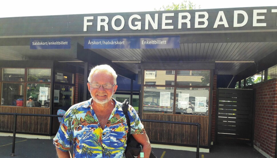 — Frognerbadet er det beste med hele Oslo, sier Eilif Dahl.