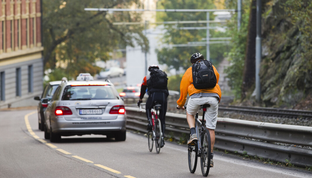 Syklistene skulle få Kongsveien for seg selv i rushtiden, men nå er tiltaket avlyst. Syklistene skulle få Kongsveien for seg selv i rushtiden, men nå er tiltaket avlyst.