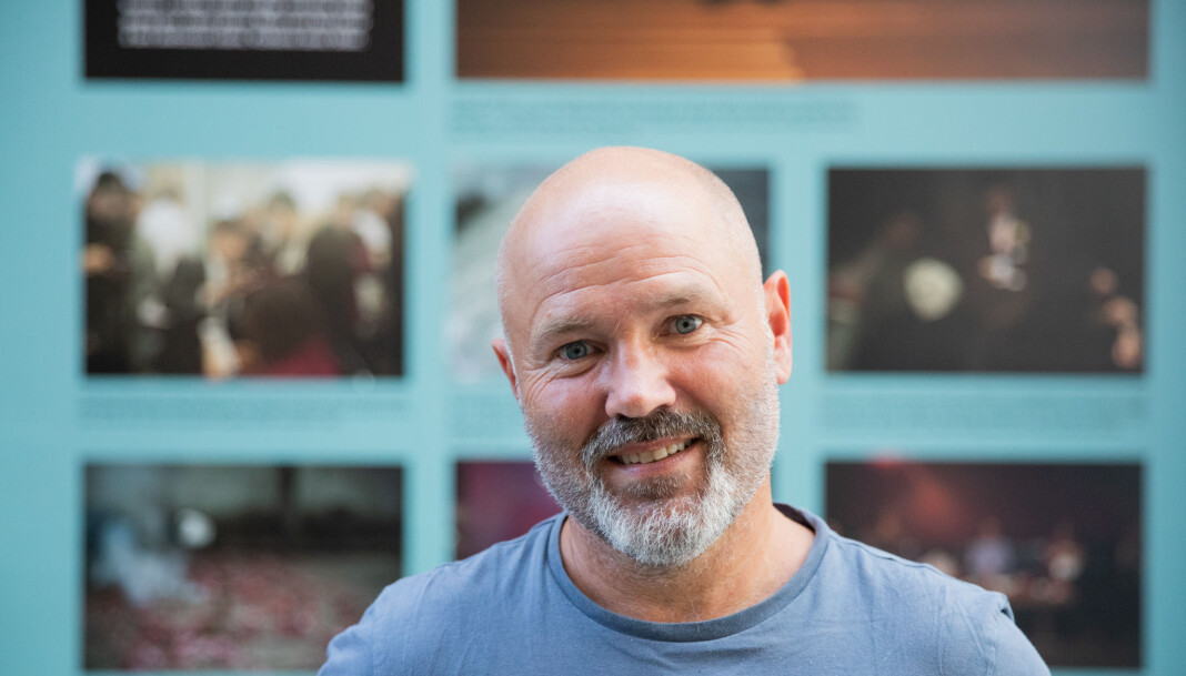 — Det er viktig å bruke foto i nyhetsformidlingen, sier Jan Helge Vassbø, som opprinnelig er fra Rogaland. — Det er viktig å bruke foto i nyhetsformidlingen, sier Jan Helge Vassbø, som opprinnelig er fra Rogaland.
