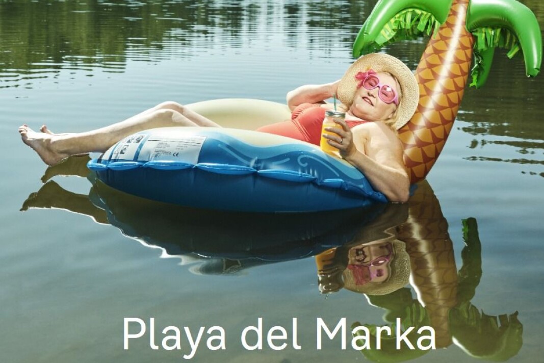 En av plakatene i den nye smittevernkampanjen. En av plakatene i den nye smittevernkampanjen.