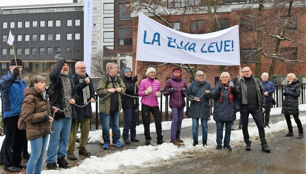 Stor lokal motstand mot høyhus på en kulvert over Akerselva i Nydalen. Stor lokal motstand mot høyhus på en kulvert over Akerselva i Nydalen.