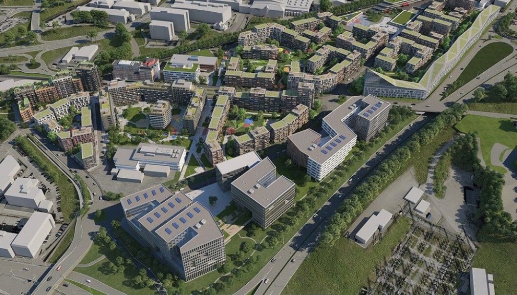 Construction city på Ulven slik det ble presentert i 2018. Construction city på Ulven slik det ble presentert i 2018.