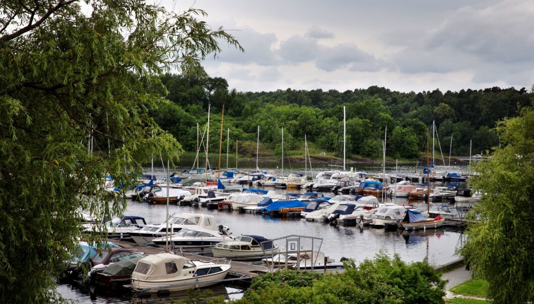 Frognerkilen er en populær havn med ulike småbåtforeninger Frognerkilen er en populær havn med ulike småbåtforeninger