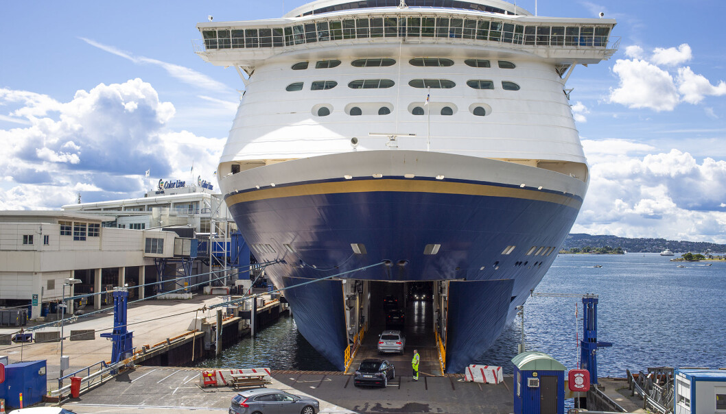 Kiel-fergen har de siste ukene hatt cruise fra Oslo, men passasjerer har ikke fått gå i land i Tyskland. Det endres nå. Kiel-fergen har de siste ukene hatt cruise fra Oslo, men passasjerer har ikke fått gå i land i Tyskland. Det endres nå.