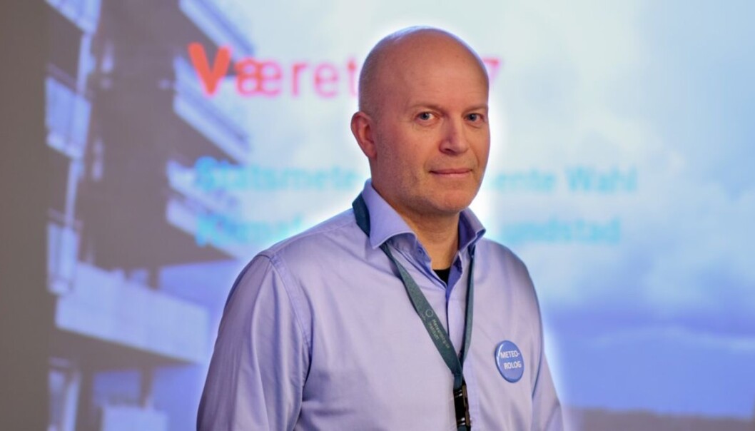 — Værvarselet for neste dag er som oftest er veldig presist, sier statsmeteorolog Tor Skaslien. — Værvarselet for neste dag er som oftest er veldig presist, sier statsmeteorolog Tor Skaslien.