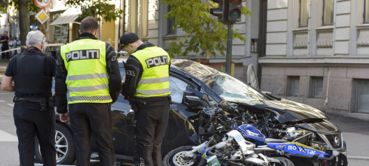 Motorsyklist døde etter ulykke i Bygdøy allé