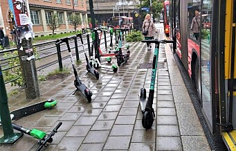 Sabotasjemetode gjør elsparkesykler i Oslo ubrukelige