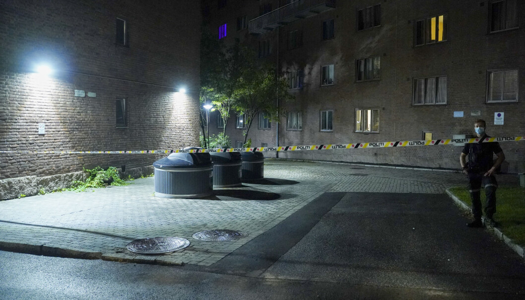 Oslo 20200814.
Det ble natt til fredag avfyrt skudd mot en leilighet på Bjølsen i Oslo.
Foto: Fredrik Hagen / NTB scanpix Oslo 20200814.
Det ble natt til fredag avfyrt skudd mot en leilighet på Bjølsen i Oslo.
Foto: Fredrik Hagen / NTB scanpix