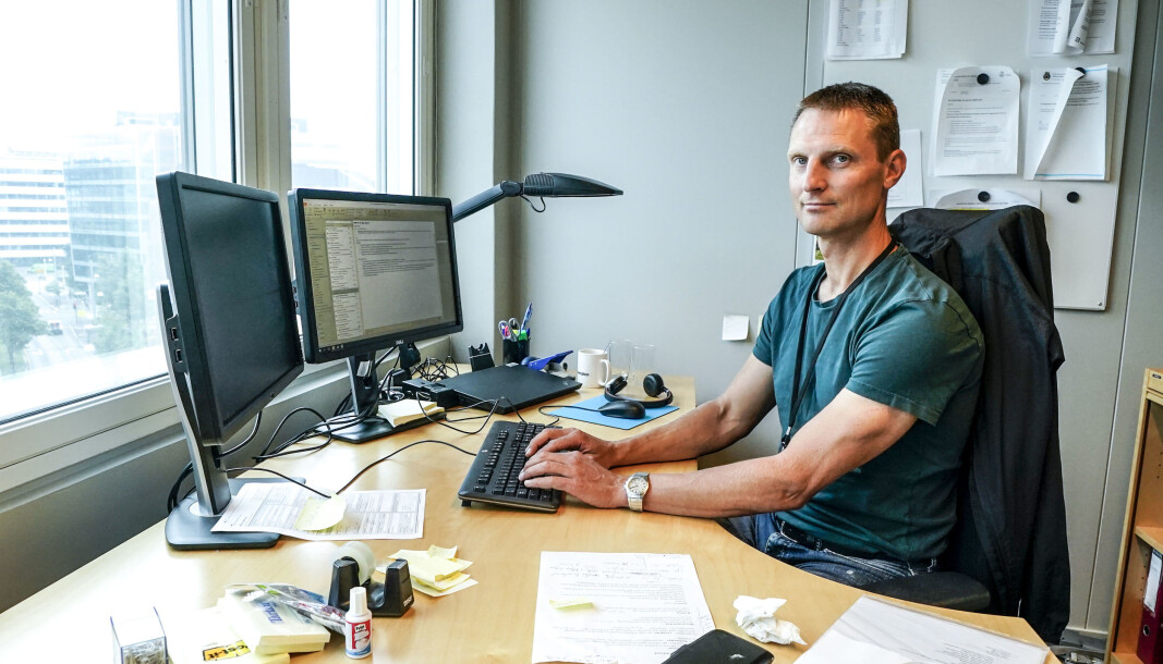 Ifølge smittevernoverlege Frode Hagen i Helseetaten er koronasmitten i byen på vei ned. Ifølge smittevernoverlege Frode Hagen i Helseetaten er koronasmitten i byen på vei ned.