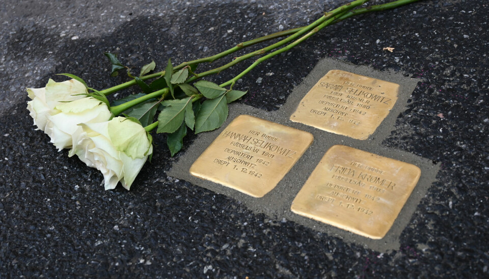 Snublesteinene er satt opp til minne om jødene som ble drept under Holocaust. Disse er til minne om Sara Selikowitz og hennes to døtre; Hanna Selikowitz og Frida Krømer.