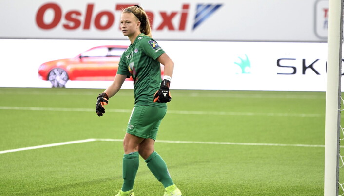 Keeper Jaylen Tompkins hadde flere kvalifiserte redninger lørdag ettermiddag. Keeper Jaylen Tompkins hadde flere kvalifiserte redninger lørdag ettermiddag.