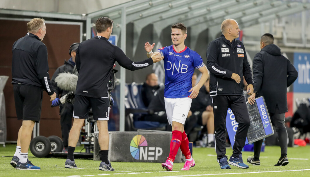 Vidar Örn Kjartansson fikk hvile etter 64 minutter. Spørsmålet alle stiller seg i Vålerenga er hvor mange flere scoringer det blir før sesongen er over. Vidar Örn Kjartansson fikk hvile etter 64 minutter. Spørsmålet alle stiller seg i Vålerenga er hvor mange flere scoringer det blir før sesongen er over.