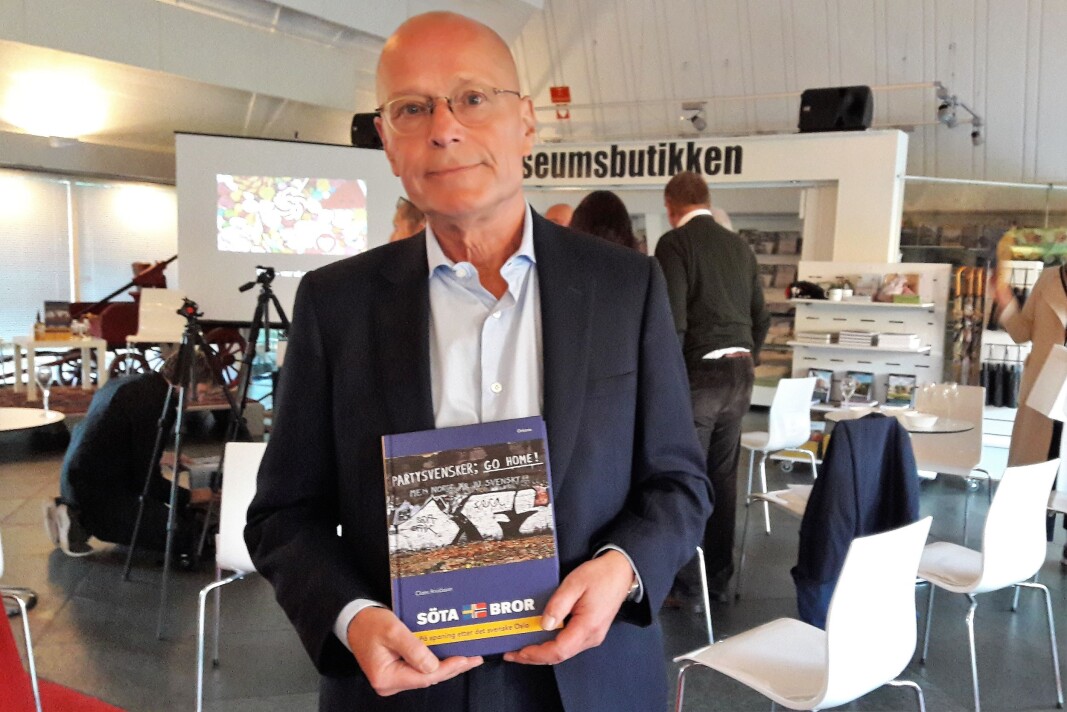 Claes Arvidssons bok om det svenske i Oslo kommer nå på norsk. Claes Arvidssons bok om det svenske i Oslo kommer nå på norsk.