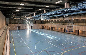 Trasopphallen på Oppsal arena er ferdig rehabilitert