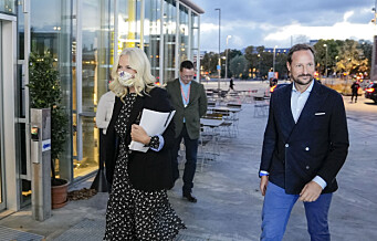 Mette-Marit og Haakon besøkte nye Deichman i Bjørvika