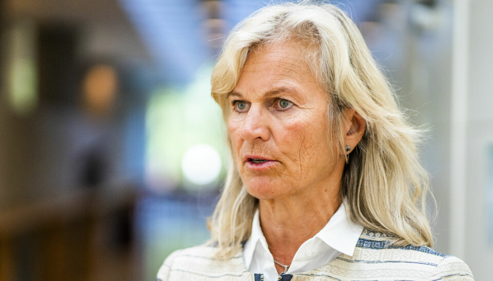 Kristin Krohn Devold som er direktør i NHO Reiseliv, er til stede på NHO Reiselivs frokostmøte i NHO-bygget på Majorstuen i Oslo tirsdag.