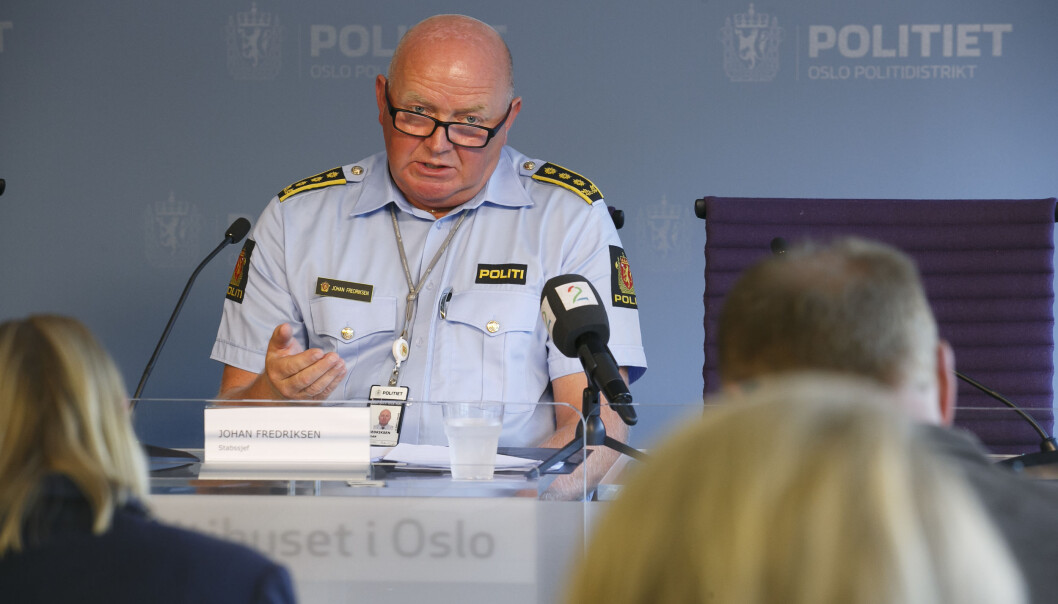Politiinspektør Johan Fredriksen i Oslo Politidistrikt opplyser om at de har avdekket kritikkverdige forhold hos politiet. Politiinspektør Johan Fredriksen i Oslo Politidistrikt opplyser om at de har avdekket kritikkverdige forhold hos politiet.