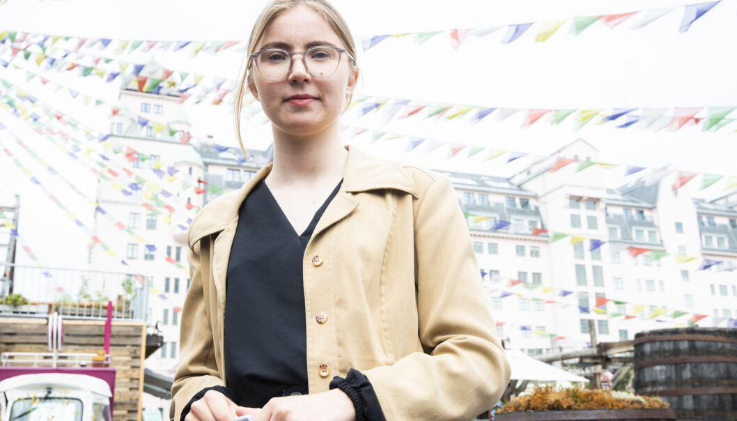 – Hvis jeg ikke får andreplassen, skal jeg få meg en utdannelse, sier Hulda Holtvedt (21). – Hvis jeg ikke får andreplassen, skal jeg få meg en utdannelse, sier Hulda Holtvedt (21).