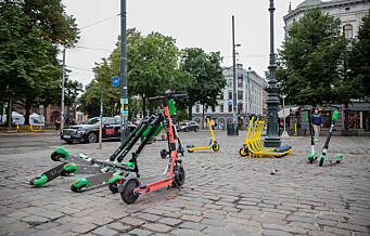 Flertall i bystyret i Oslo ønsker anbudssystem for el-sparkesykler